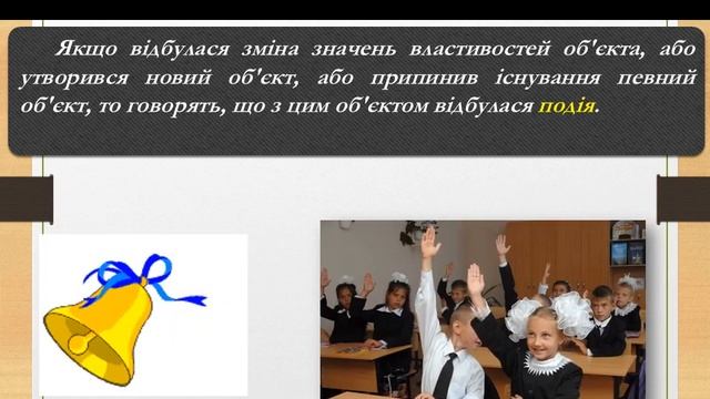 ОНВК "Гімназія №7, 6 клас  "Об'єкти та події "