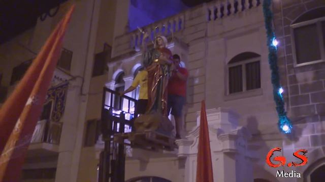 It-tlugh tal-istatwa ta' Santa Venera V.M F' Triq l-Imsida Festa 2013