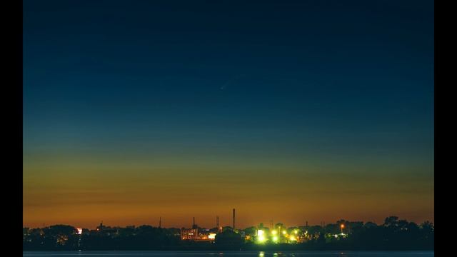 Comet C/2020 F3 Neowise over Philly after Sunset, on July 13, 2020