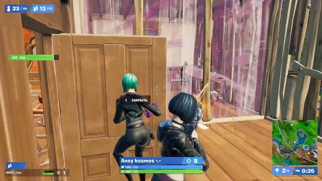 Топ-1 с 13 киллами от kosmos в Duo ★ Клан ANSY ★ Fortnite