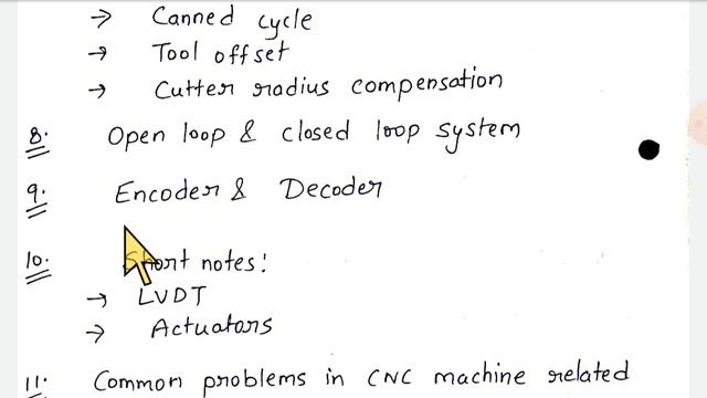 CNC machine and Automation || 20 Important Questions || Even Sem Exam 2022 || BTEUP ||