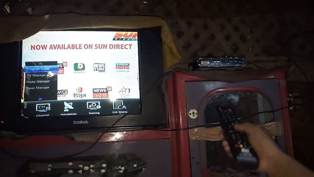 SUN DIRECT DTH SIGNAL +FIRST TIME INSTALATION