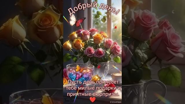 Доброе утро💖😊 Пусть каждый день будет маленьким праздником💞💞💞