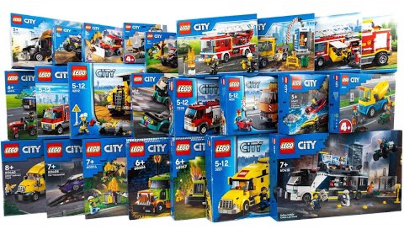 КОЛЛЕКЦИЯ из 50 НАБОРОВ ГРУЗОВИКОВ LEGO CITY