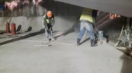 Шлифовка стяжки под гидроизоляцию подземных сооружений