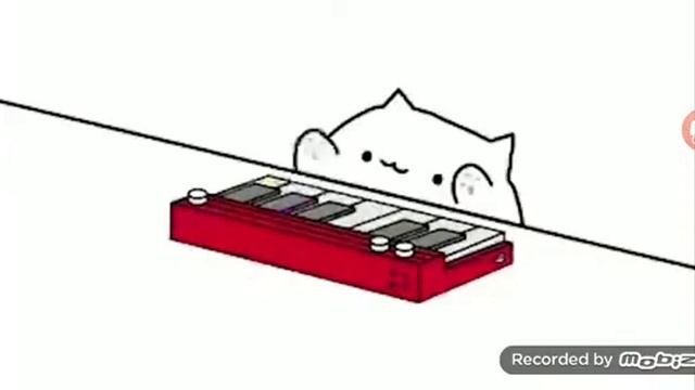 смешной котик музыкант