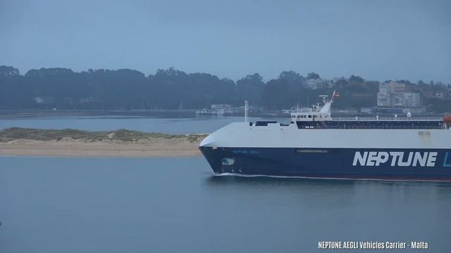 NEPTUNE AEGLI Departure from the Port of Santander (ES) to Le Havre (FR) - 24 April 2018