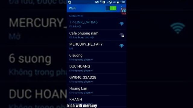 Huong kich wifi mercury