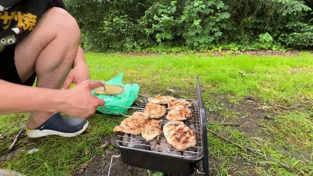 Готовим стейк на гриле в Германии Дуйсбург зона гриля😎👋😍🇩🇪#ХарьковскийПапа #Евген