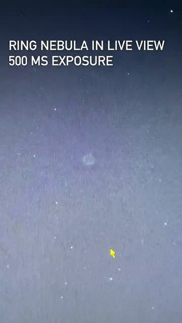 Ring nebula M57 ✨🌟 #nebula #astrophotography #astronomy