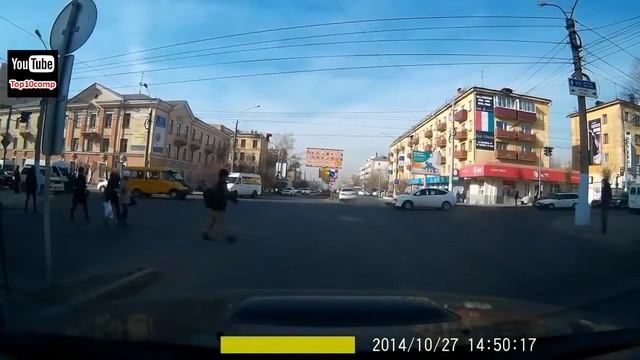 Road Rage & Car Crash Compilation October 2014 HD Russian Dash Cam Accidents