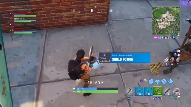 Fortnite Gun Challenge w/ Mean Speeder