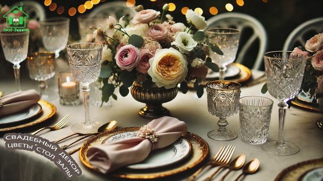 Свадебный декор оформление стола и зала цветами и композициями 💐👰🏻💘 выпуск (2)