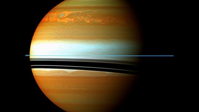 Storm on Saturn