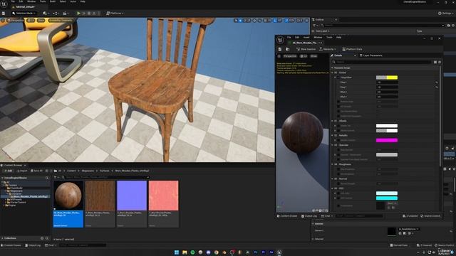 7 -Adding Materials in Unreal Engine 5