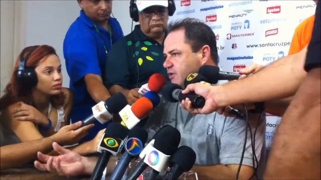 Entrevista coletiva com o técnico Vica após empate contra o CRB/AL