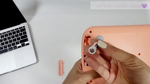 BT21 Retro Keyboard RJ unboxing _ Royche / Jemma market Korea