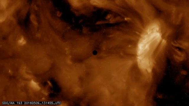 Mercury transits the sun, May 9, 2016