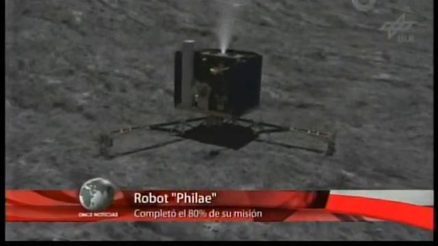Robot explorador Philae llega a en cometa 67P/Churyumov/Gerasimenko (teaser)