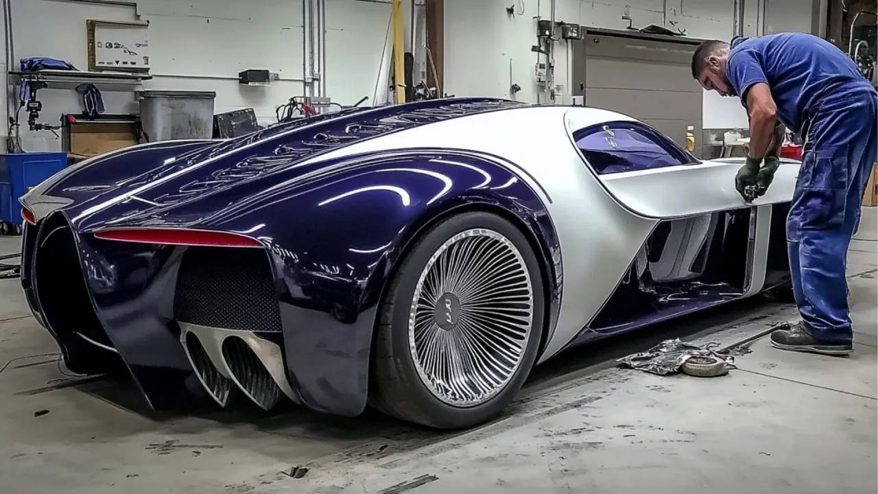 Мужчины строят кастомный BUGATTI из 3 старых автомобилей