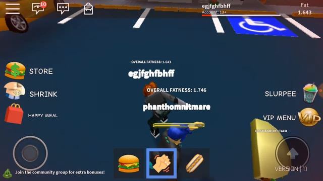 Я толстяк(roblox)