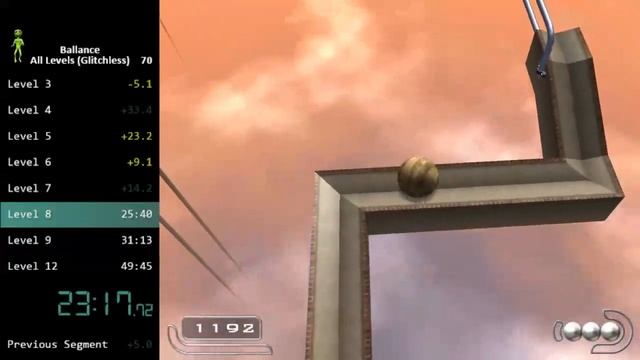 Ballance - All Levels (Glitchless) Speedrun [0:45:53]