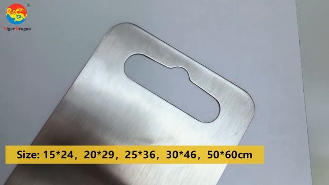 304 Double Sided Stainless Steel Cutting Chopping Board