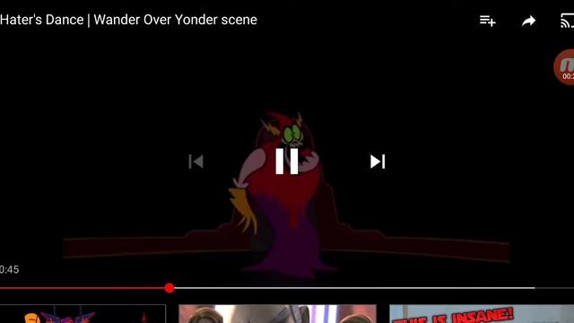 Lord Hater dancing for 4 minutes straight