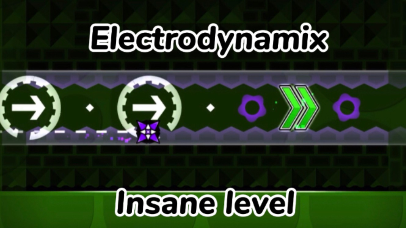 Electrodymanix by Robtop|insane level|geometry dash|