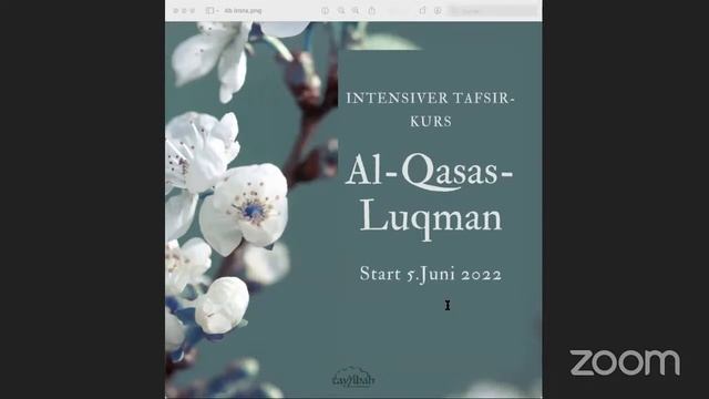 Surah Al-Qasas bis Luqman Intensiver Tafsir