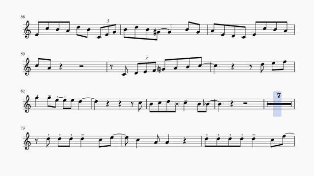 Blue Bossa. Kenny Dorham. + version for alto sax