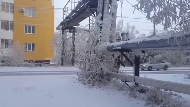 -71° C  Yakutsk city siberia / russia