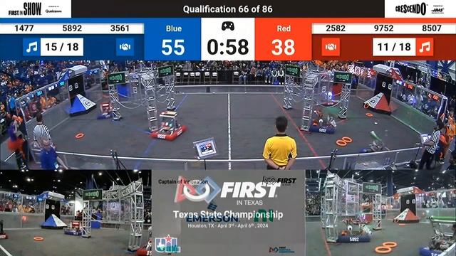 Mercury 2024 Q66: Texas Torque 1477 vs PantherBots 2582