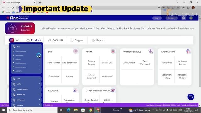 fino new portal lite weight kaise kaam karta hii janiye#finopaymentsbank  #100 #finopaymentbankcsp