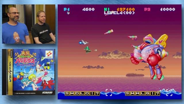 Chatting Parodius - Saturn - Playing with Sacks