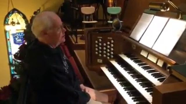 Part 1   Elim Lutheran Church pipe organ played by Dennis Alfveby   Holst's Jupiter theme from 'The