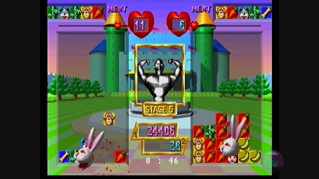 Baku Baku Animal | 4K60ᶠᵖˢ | Longplay (Sega Saturn)