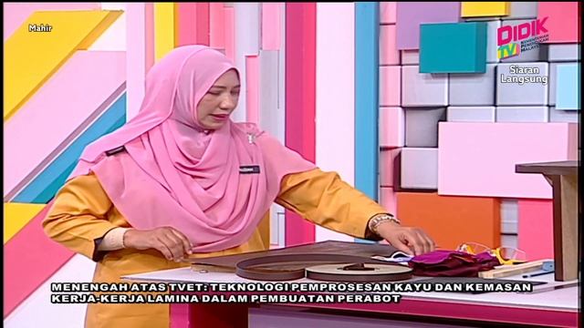 Mahir (2021) | Teknologi Pemprosesan  Kayu Dan Kemasan Kerja-Kerja Lamina Dalam Pembuatan Perabot
