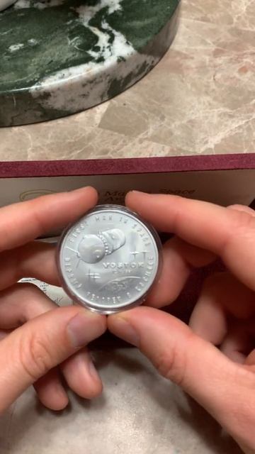 THIS MEDAL IS MADE FROM A SPACE SHIP, Really Cool Soviet Medal