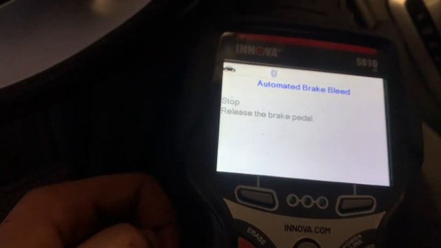 2008 Saturn Vue automated brake bleed with Innova 5610. Spongy brake fix