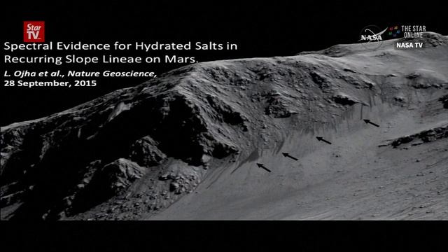 NASA Confirms Evidence Of Liquid Water On Mars