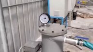 TY8325 stainless steel three shaft vacuum pugmill for porcelain tableware , pottery producing 3-5t/