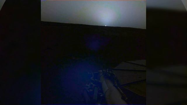 Sunset on Mars