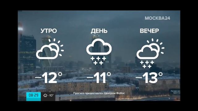 Тех. неполадка в середине часа (Москва 24; 12.01.2020; 08:30)