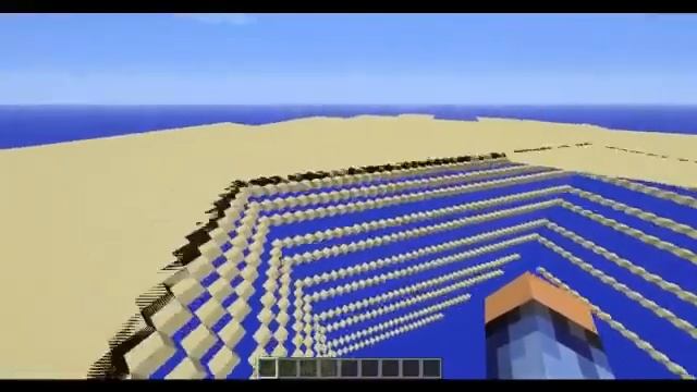 Как уничтожить мирminecraft,супер плоский мир) прикол!!)