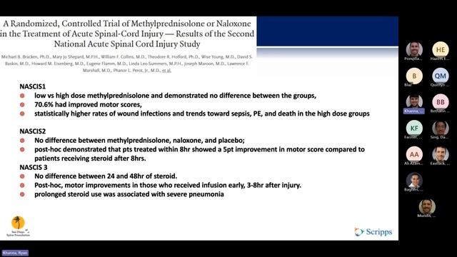 Subaxial Cervical Spine Trauma presented by Ryan Khanna, MD on October 16, 2023.