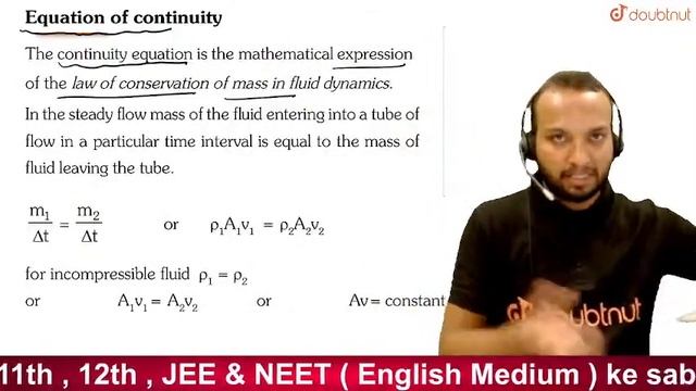 Fluid Mechanics | Previous Year Questions | Physics | NEET 2021 | Doubtnut | Sourabh Sir