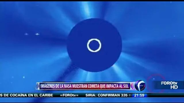 Imagenes de Cometa  que se Impacta Contra el Sol.  Agosto  -  24  -  2013