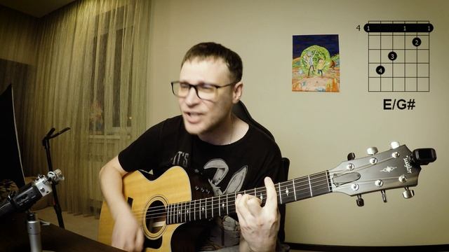 Я люблю тебя до слёз 🎸 аккорды / кавер / табы на гитаре