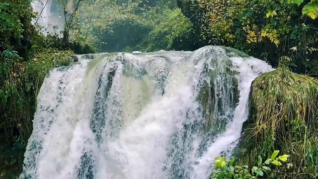 Waterfall Nature Beautiful Video | Relaxing Music | Sounds of Cosmos | 2020